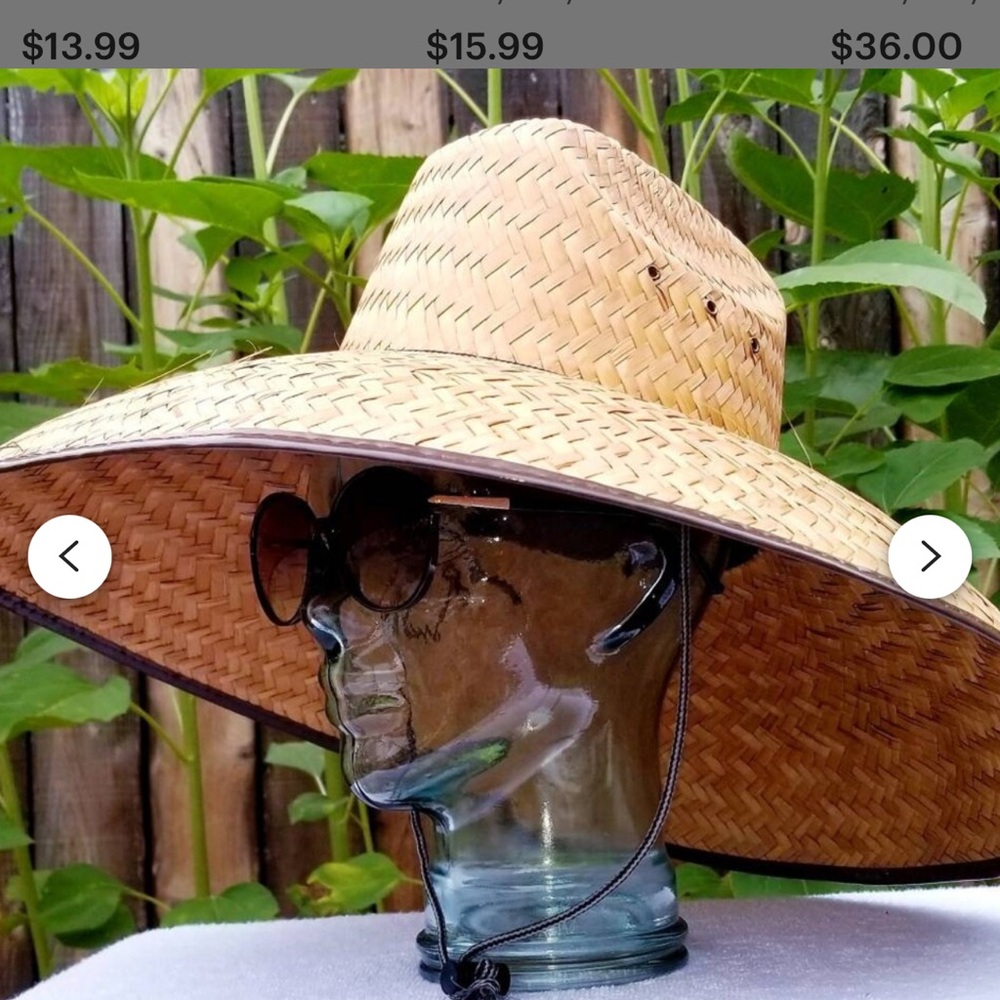 Stylish Tan Straw Hat